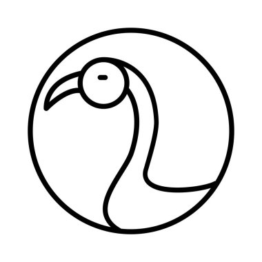 Flamimgo Vector Icon Design