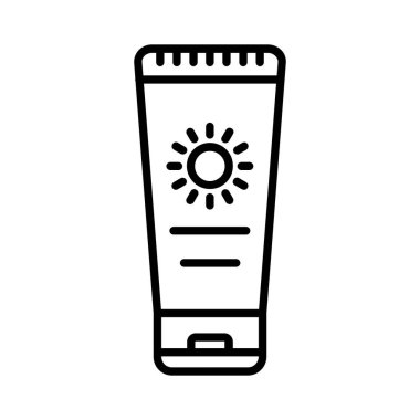 Sunblock Vector Icon Design