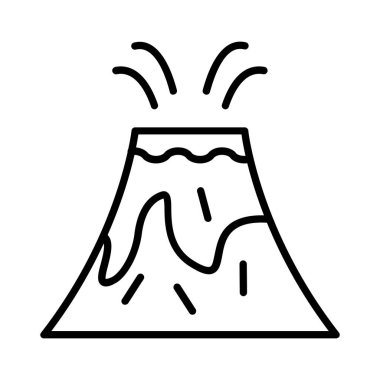 Volcano Vector Icon Design