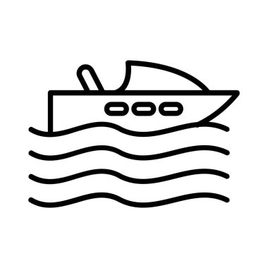 Boat Vector Icon Design