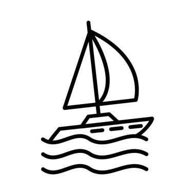 vektör simgesi tasarım gemi