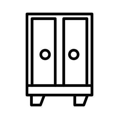 Cupboard Vector Icon Design