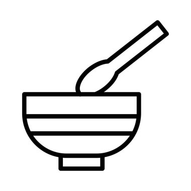 Bowl Vector Icon Design