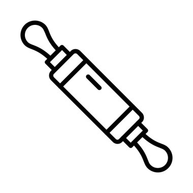 Rolling Pin Vector Icon Design