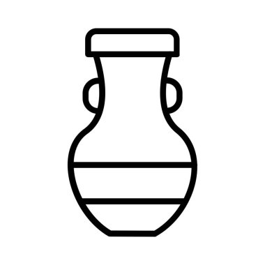 Vase Vector Icon Design