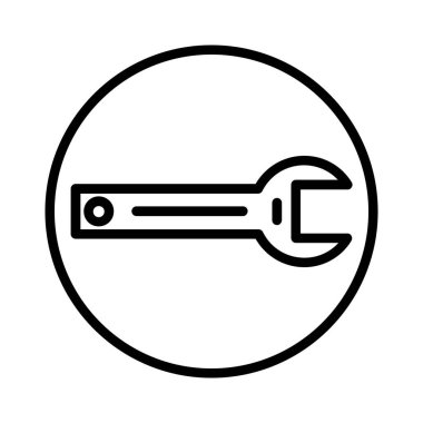 Wrench Vector Icon Design
