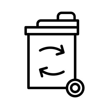 Depo gözü vektör simgesi tasarım geri dönüşüm