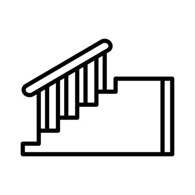 Merdiven vektör simgesi tasarımı