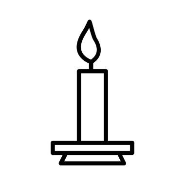 Candle Vector Icon Design