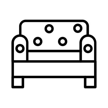 Sofa Vector Icon Design