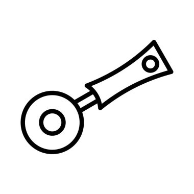 Pizza Cutter Vector Icon Design