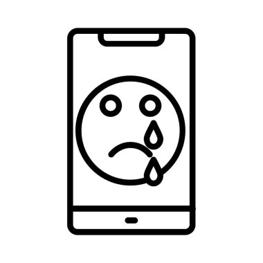 Sad Vector Icon Design