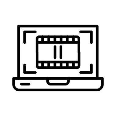 Video vektör simgesi tasarım