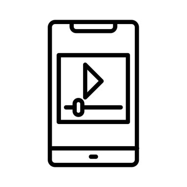 Video vektör simgesi tasarım