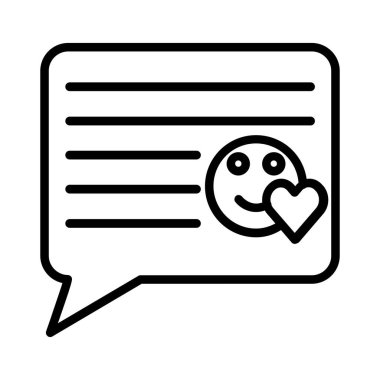 Love Message Vector Icon Design