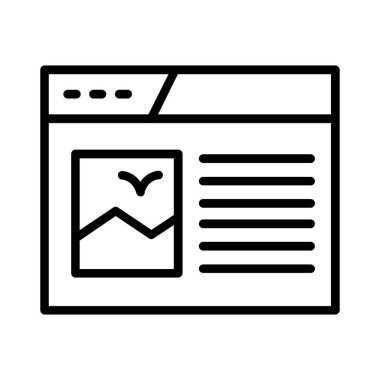 Website Vector Icon Design