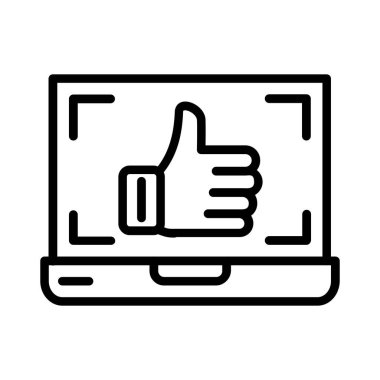 Thumbs Up Vector Icon Design