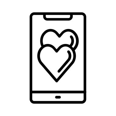 Kalp vektör simgesi tasarım