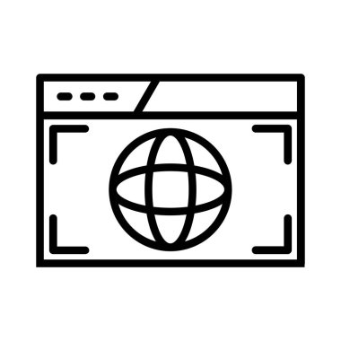 Browser Vector Icon Design