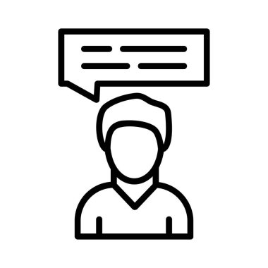 İleti vektör simgesi tasarım