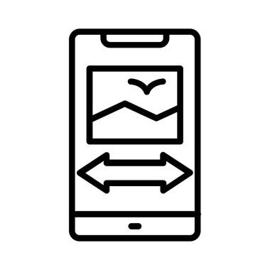 Swipe Vector Icon Design