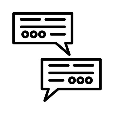 İleti vektör simgesi tasarım