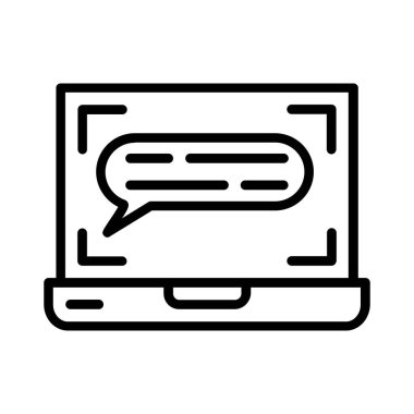 İleti vektör simgesi tasarım