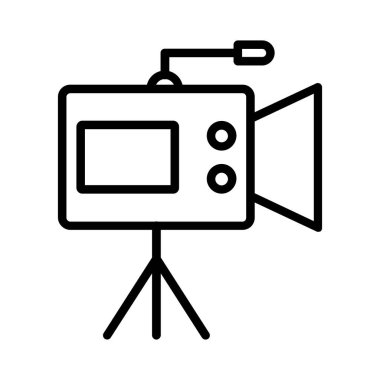 Video Camera Vector Icon Design