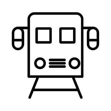 tren vektör simgesi tasarımı