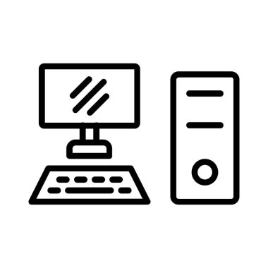 Personal Computer Vector Icon Design