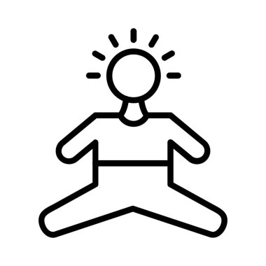 Yoga Vector Icon Design