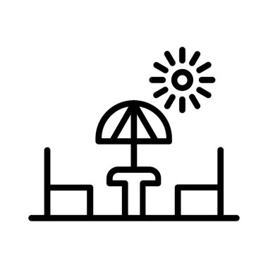 Terrace Vector Icon Design