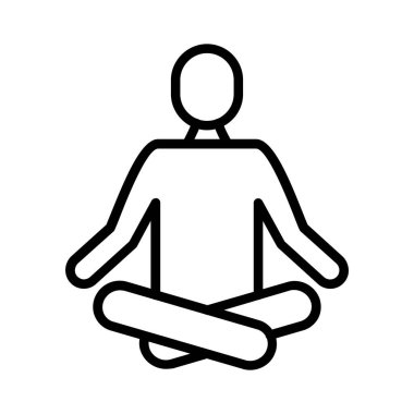 Meditation Vector Icon Design