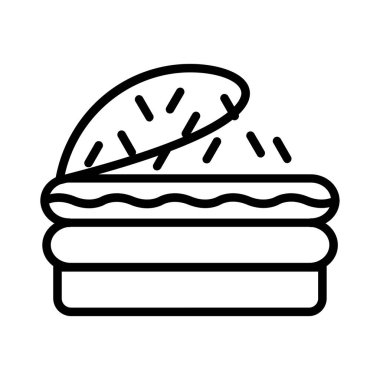 Burger Vector Icon Design