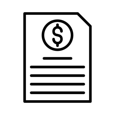 Invoice Vector Icon Design
