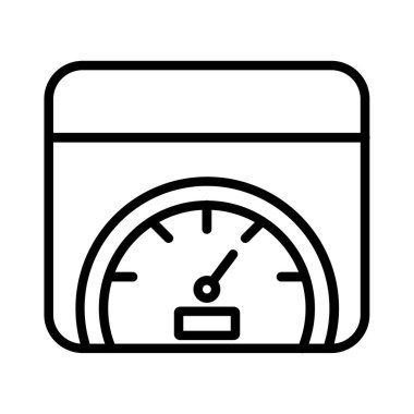 Speedometer Vector Icon Design