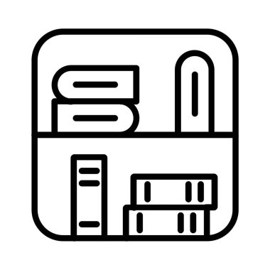 Library Vector Icon Design
