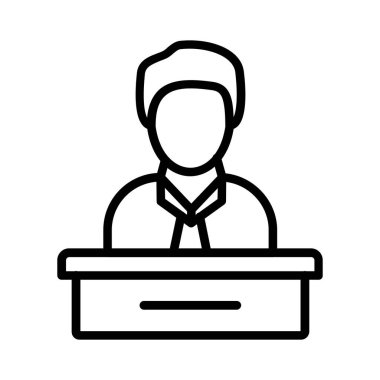 Manager Vector Icon Design