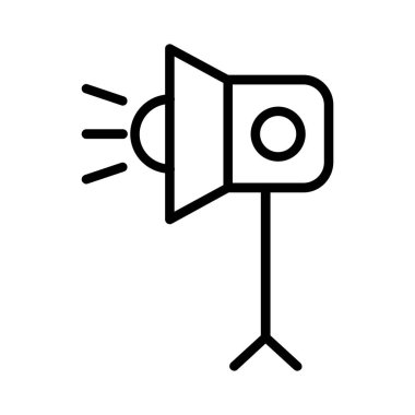 Spotlight Vector Icon Design