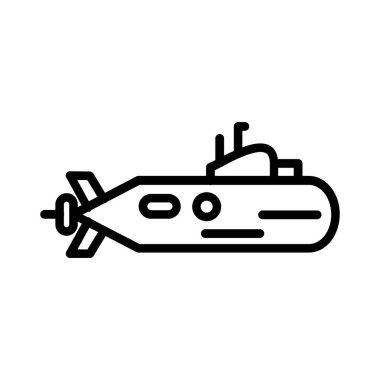 Submarine Vector Icon Design