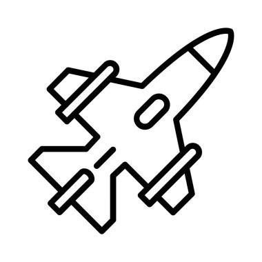 Jet Vector Icon Design