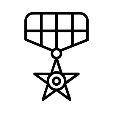 Madalya vektör simgesi tasarım