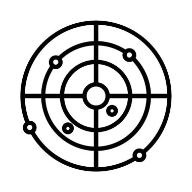 Sonar Vector Icon Design