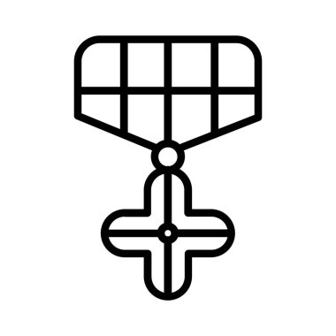 Madalya vektör simgesi tasarım