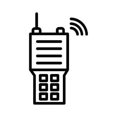 Military Radio Vector Icon Design