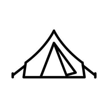Tent Vector Icon Design