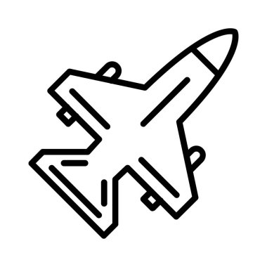 jet Vector Icon Design