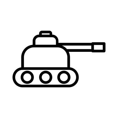Tank Vector Icon Design