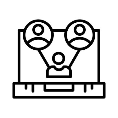 Team Work Vector Icon Design