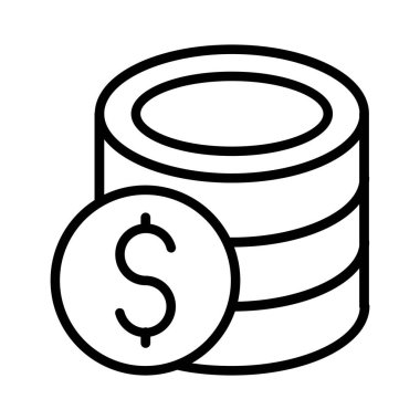 Coins Vector Icon Design